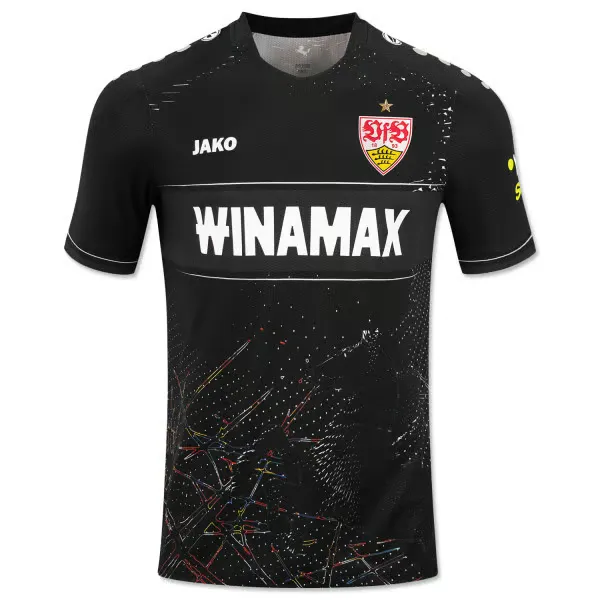 Men's VfB Stuttgart 2024/25 Away Shirt - Black