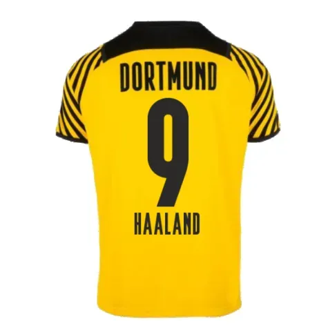 Women's HAALAND Borussia Dortmund 2021/22 Home Shirt