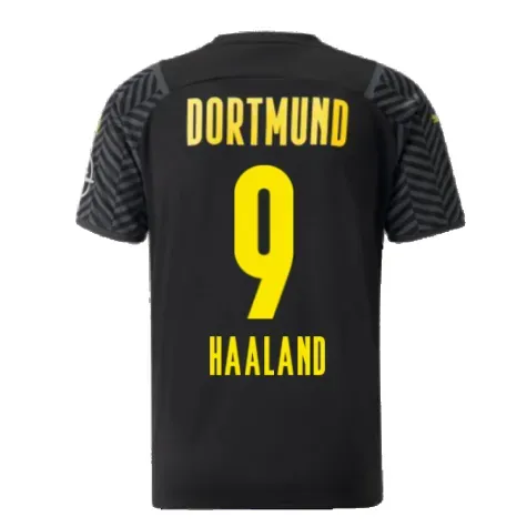 Women's HAALAND Borussia Dortmund 2021/22 Away Shirt