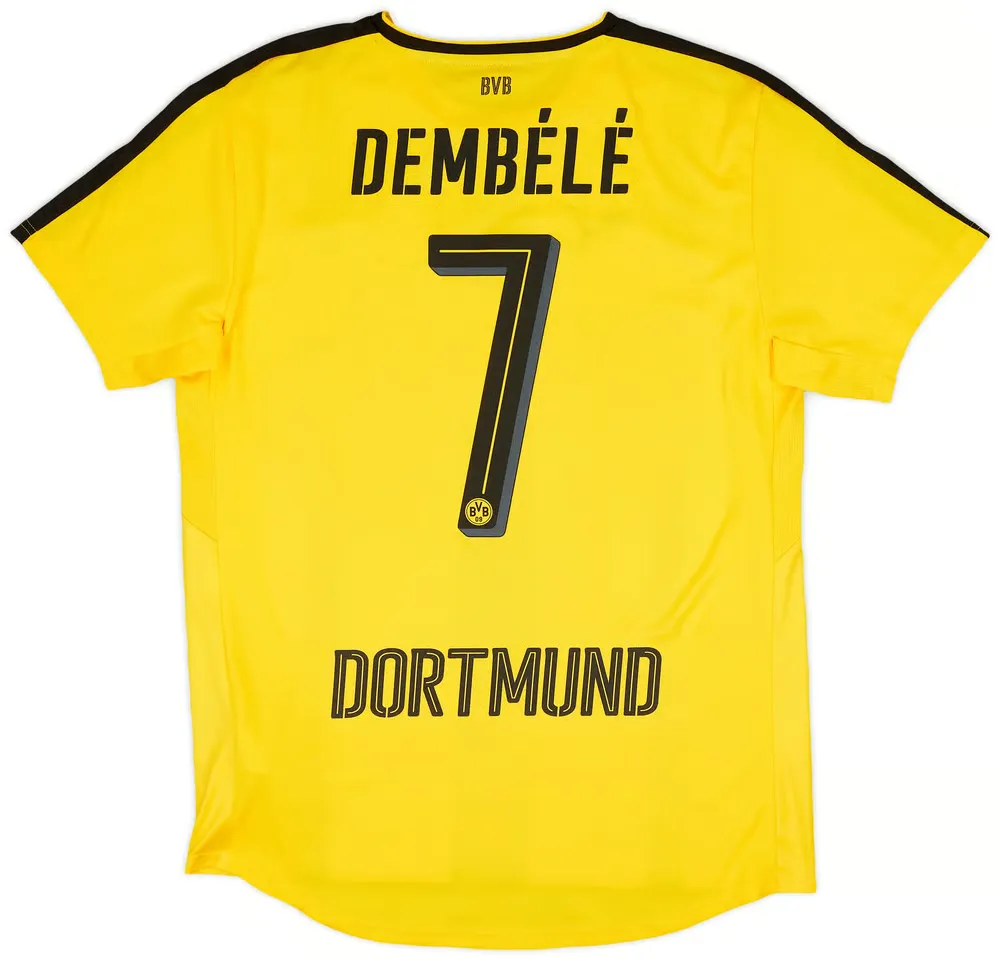 Men's O.DEMBELE Borussia Dortmund 2016/17 Home Shirt