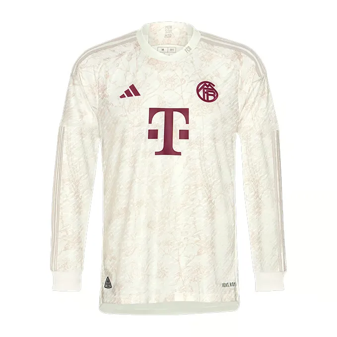 Men's Bayern Munich 2023/24 Third Authentic Long Sleeve UCL Shirt