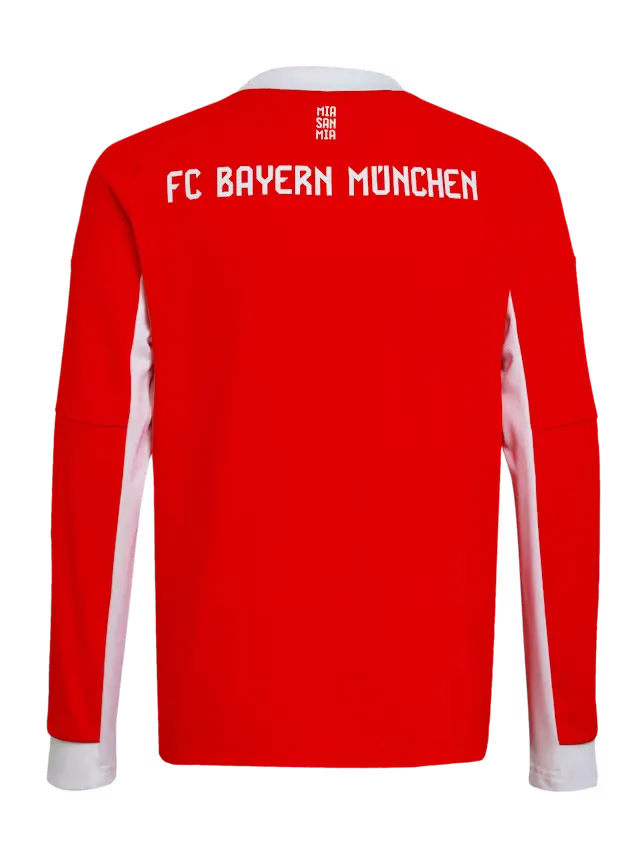 Kid's Bayern Munich 2025/26 Home Long Sleeve Shirt - Image 2