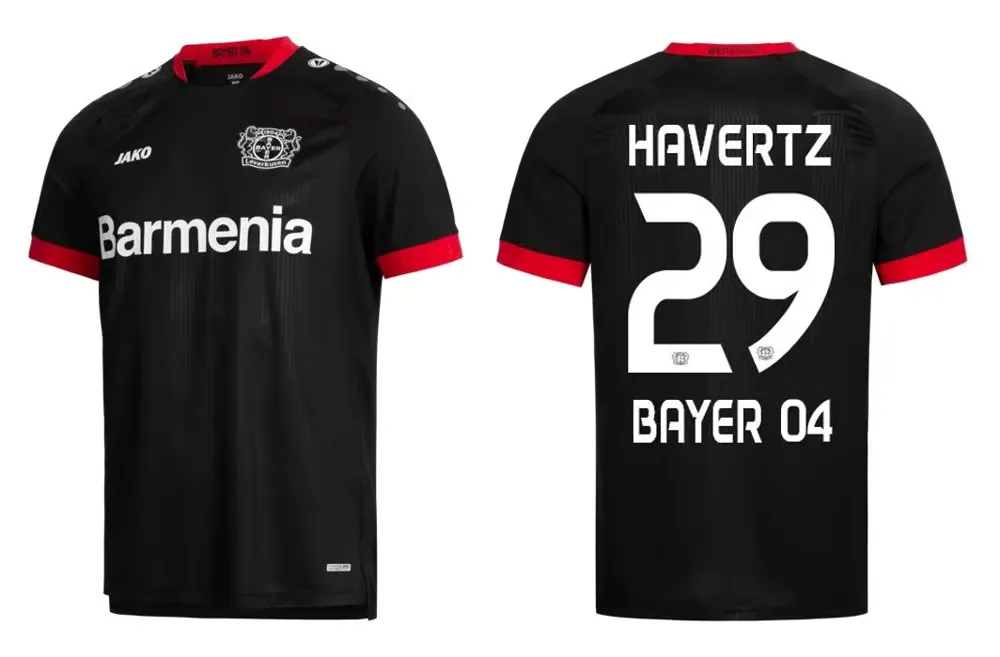 Men's HAVERTZ Bayer 04 Leverkusen 2019/20 Away Shirt
