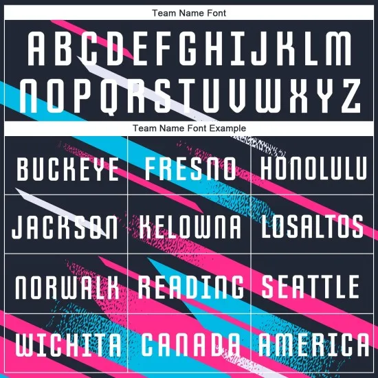 Custom Navy White Pink-Light Blue Sublimation Soccer Uniform Jersey - Image 4