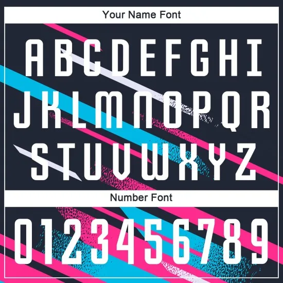 Custom Navy White Pink-Light Blue Sublimation Soccer Uniform Jersey - Image 5