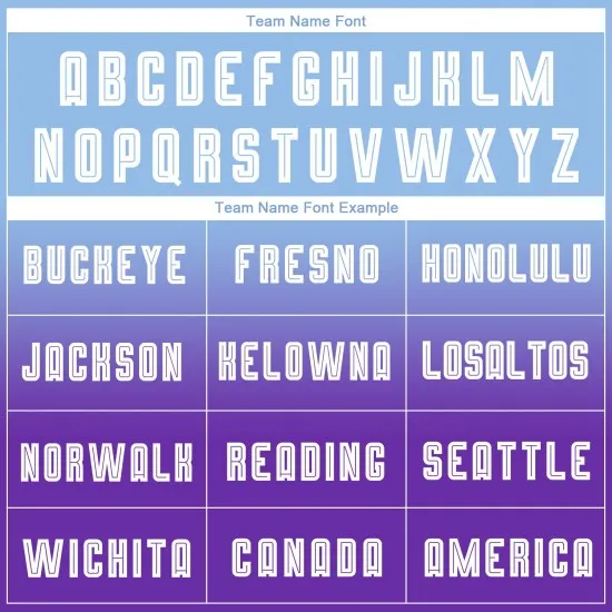 Custom Light Blue White-Purple Sublimation Long Sleeve Fade Fashion Soccer Uniform Jersey - Image 4