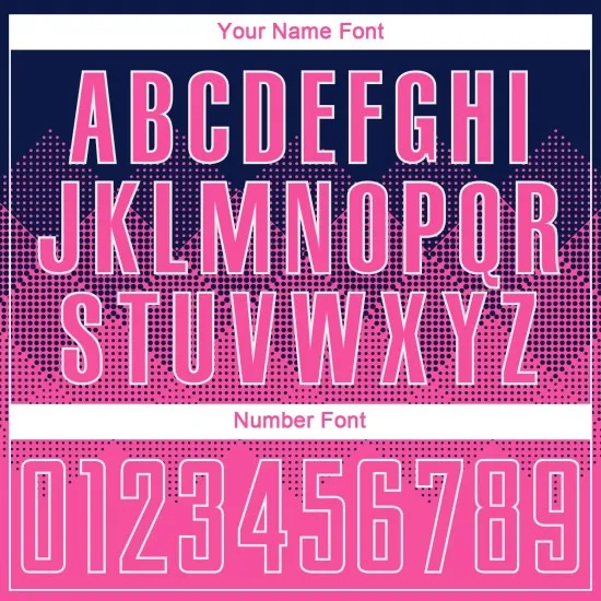 Custom Navy Pink-White Sublimation Soccer Uniform Jersey - Image 5