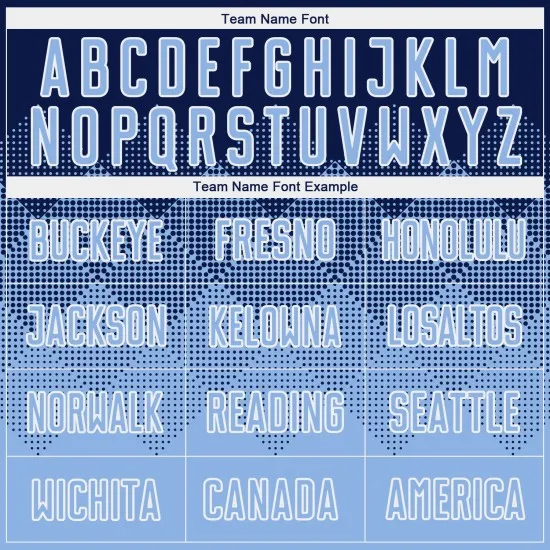 Custom Navy Light Blue-White Sublimation Soccer Uniform Jersey - Image 4