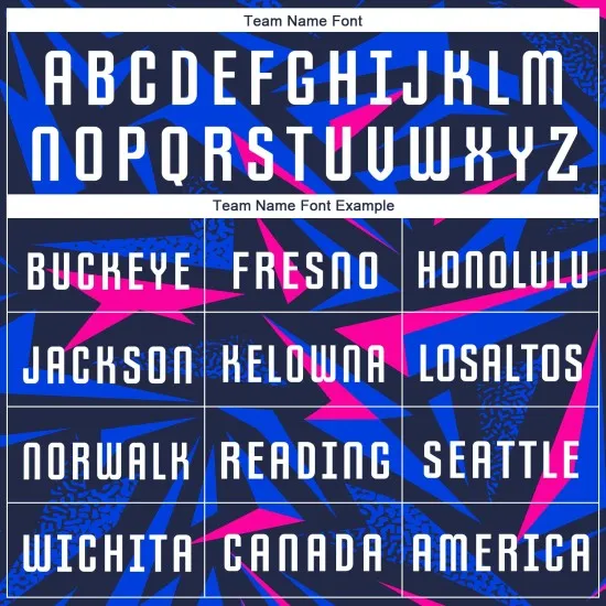 Custom Navy White-Pink Sublimation Soccer Uniform Jersey - Image 6