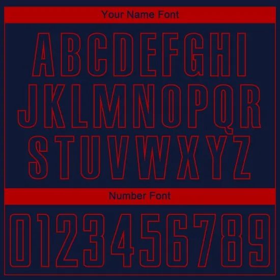 Custom Navy Red Sublimation Soccer Uniform Jersey - Image 5