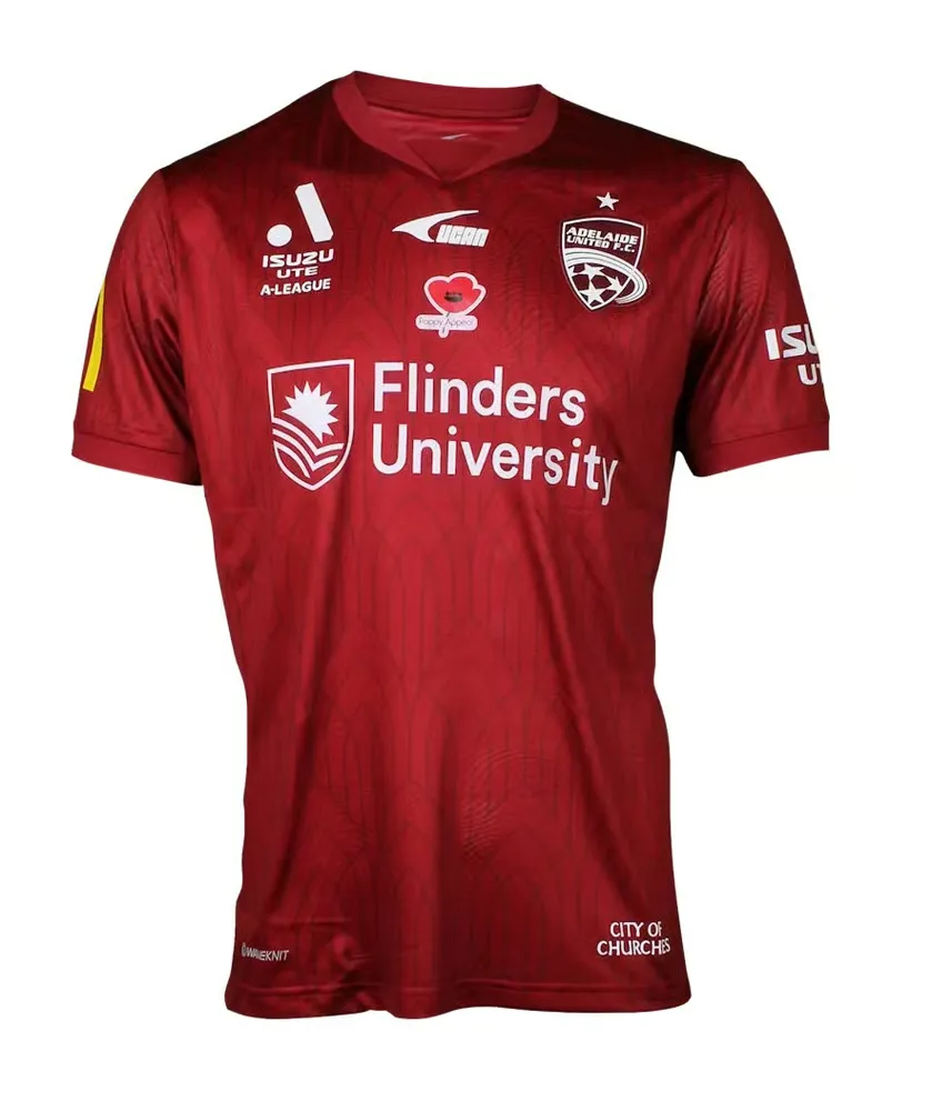 Kid's Adelaide United 2024/25 Home Shirt - White Badge