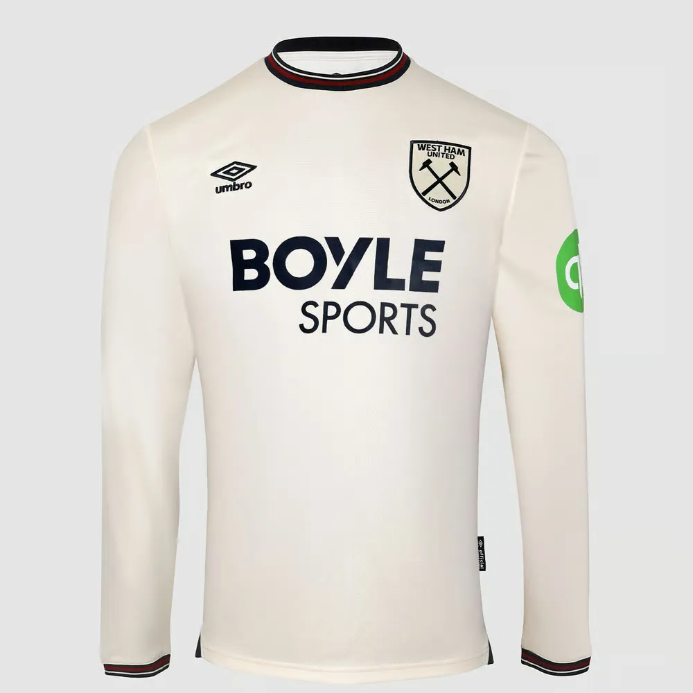 Women's West Ham United 2025/26 Away Long Sleeve Shirt