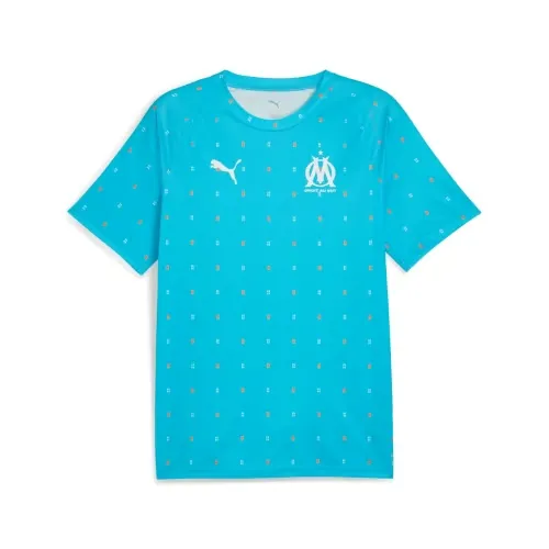 Women's OM 2025/26 Third Prematch Shirt - Azure Blue
