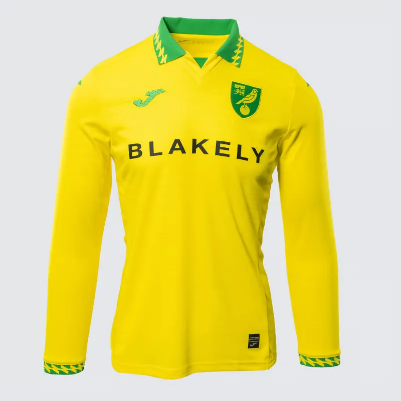 Women's Norwich City 2025/26 Home Long Sleeve Shirt