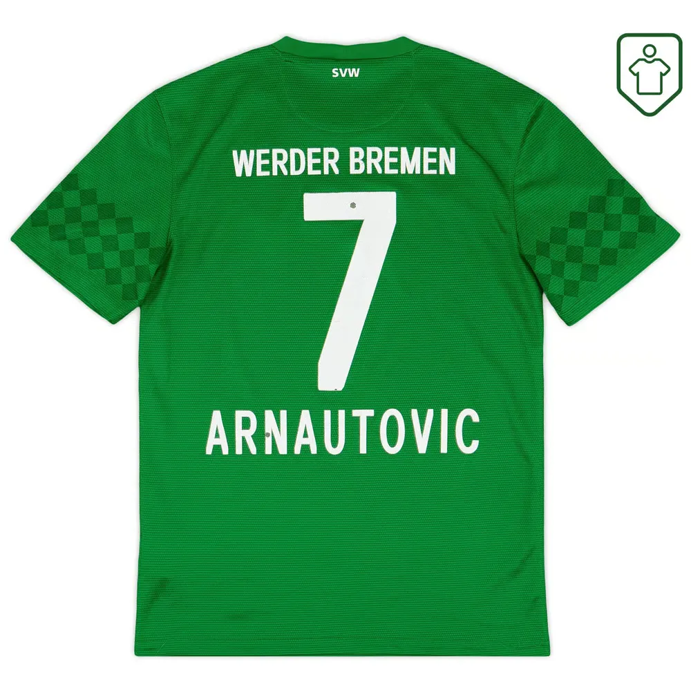 Men's Werder Bremen 2012/13 Home Retro Shirt Arnautovic #7