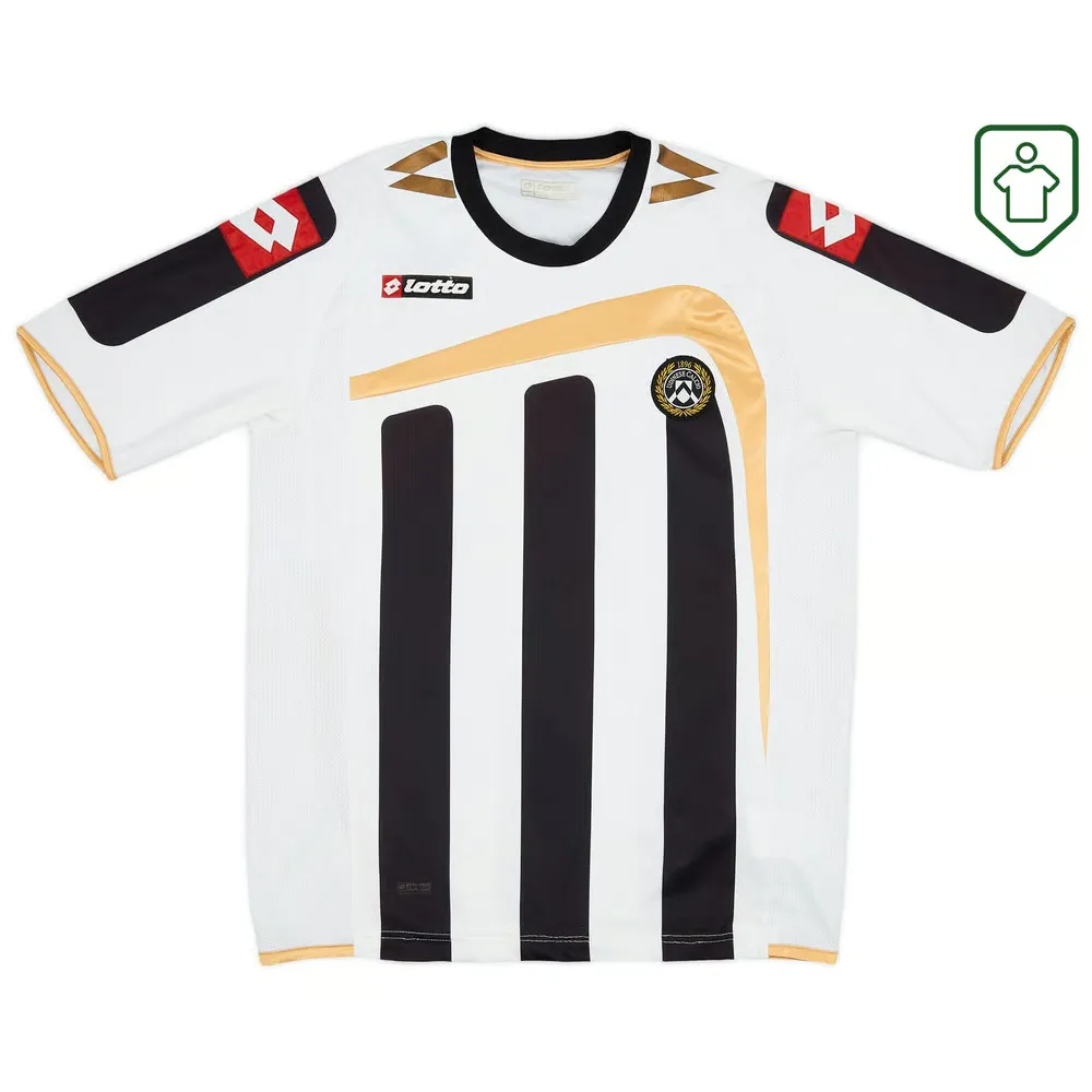 Men's Udinese 2009/10 Home Retro Shirt