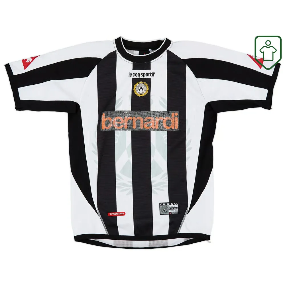 Men's Udinese 2003/04 Home Retro Shirt