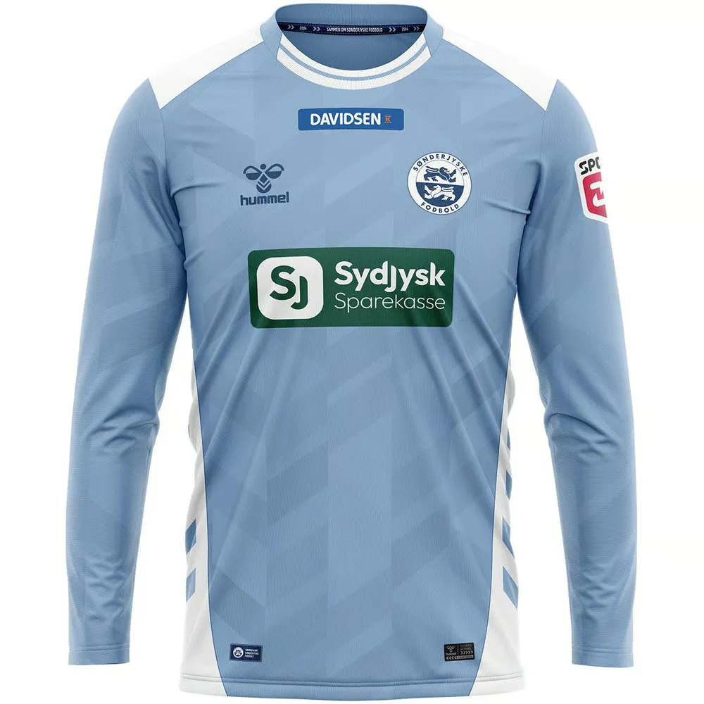 Men's SønderjyskE 2025/26 Home Long Sleeve Shirt