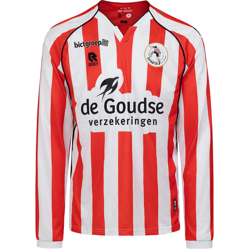 Men's Sparta Rotterdam 2025/26 Home Long Sleeve Shirt
