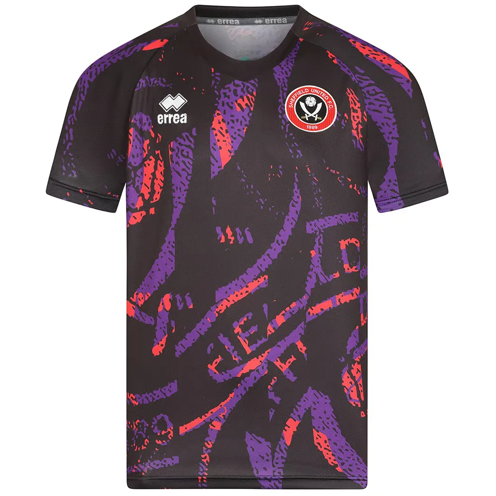 Men's Sheffield United 2025/26 Third Warm Up Shirt - Dark Purple