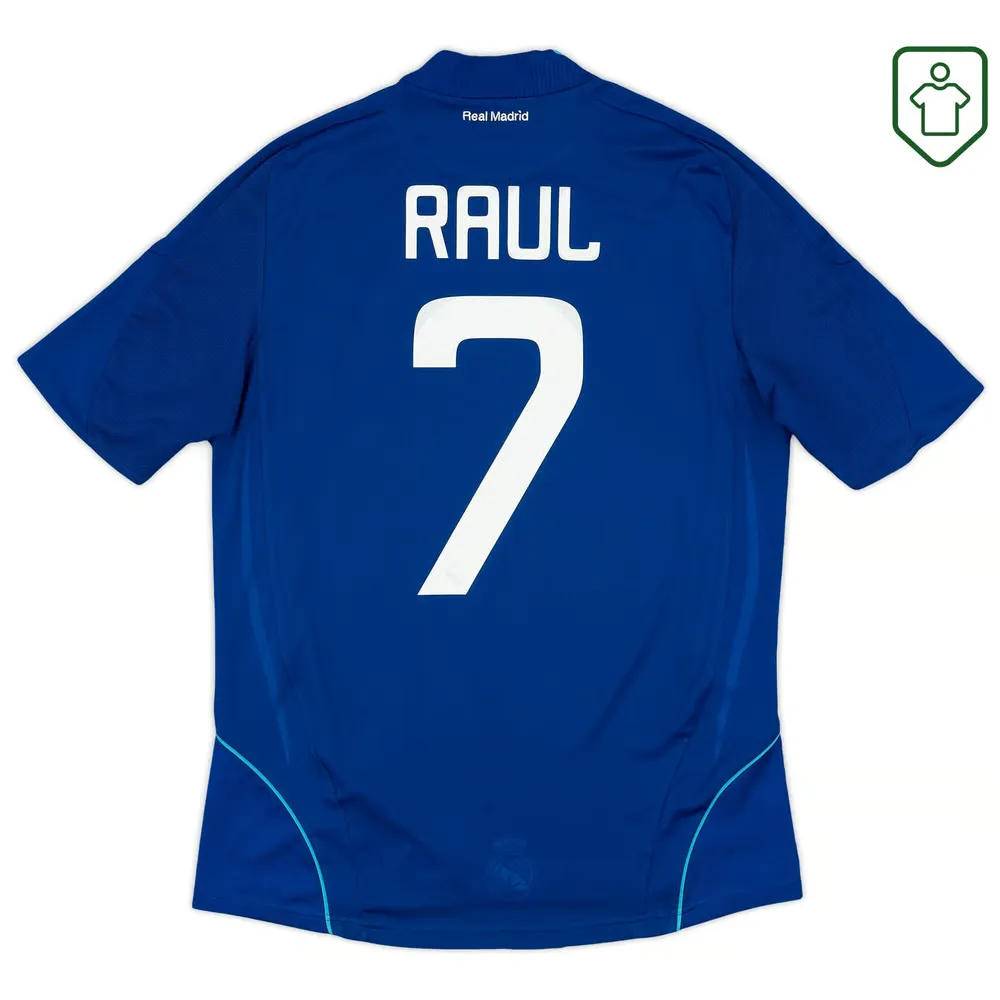 Men's Real Madrid 2008/09 Away Retro Shirt Raul #7