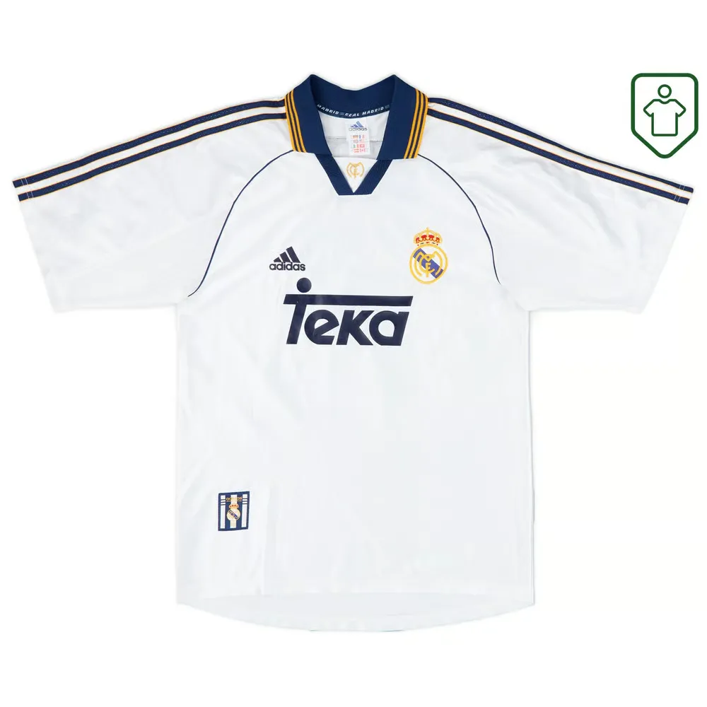 Men's Real Madrid 2001 Home Retro Shirt Raul #7 - Image 2