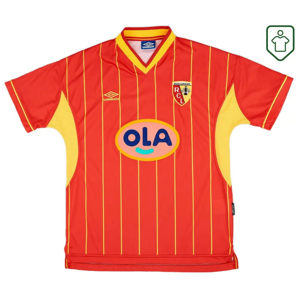 Men's RC Lens 1999/00 Home Retro Shirt