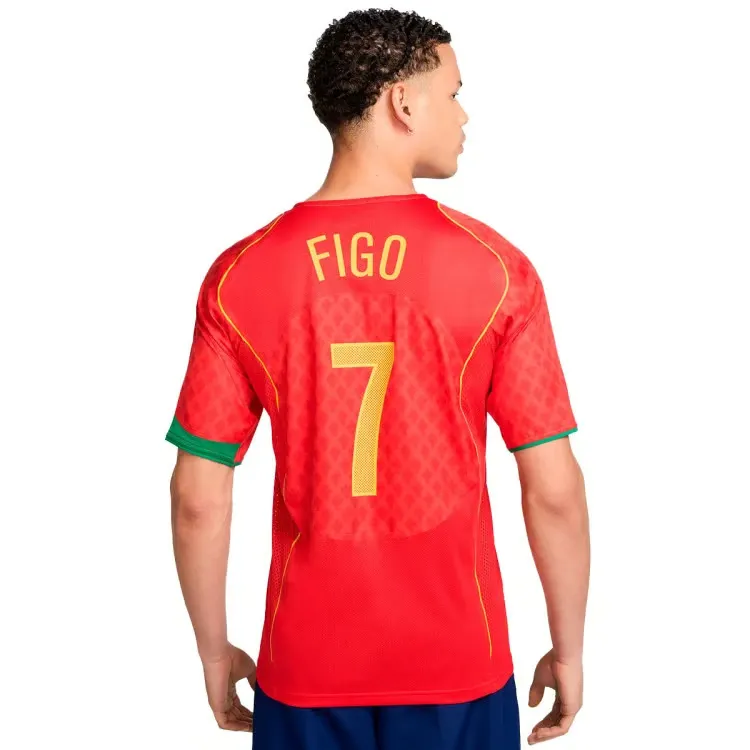 Men's Portugal 2004 T90 Remake Shirt - FIGO #7