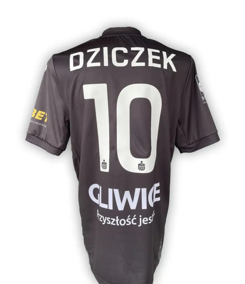 Men's Piast Gliwice 2024/25 Away Shirt - Black - Image 2