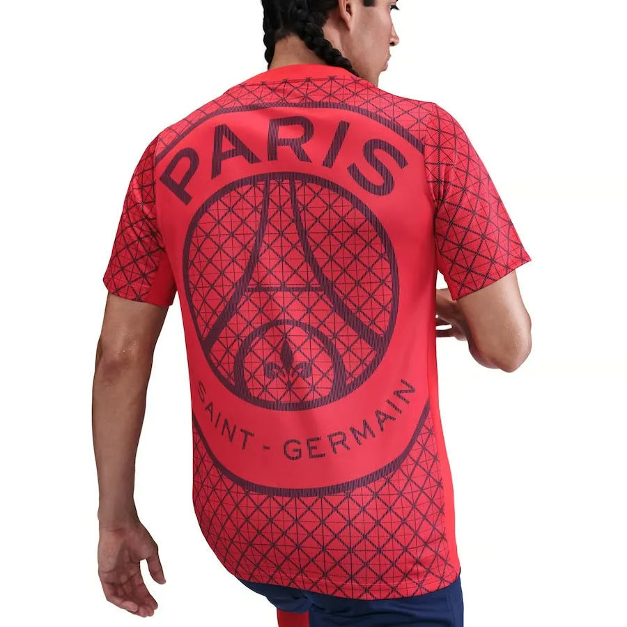 Men's PSG 2025/26 Third Prematch Shirt - Red - Image 2