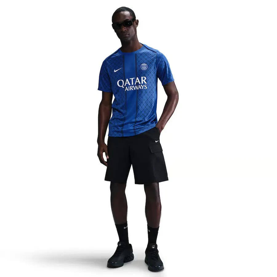 Men's PSG 2025/26 Third Prematch Shirt - Blue