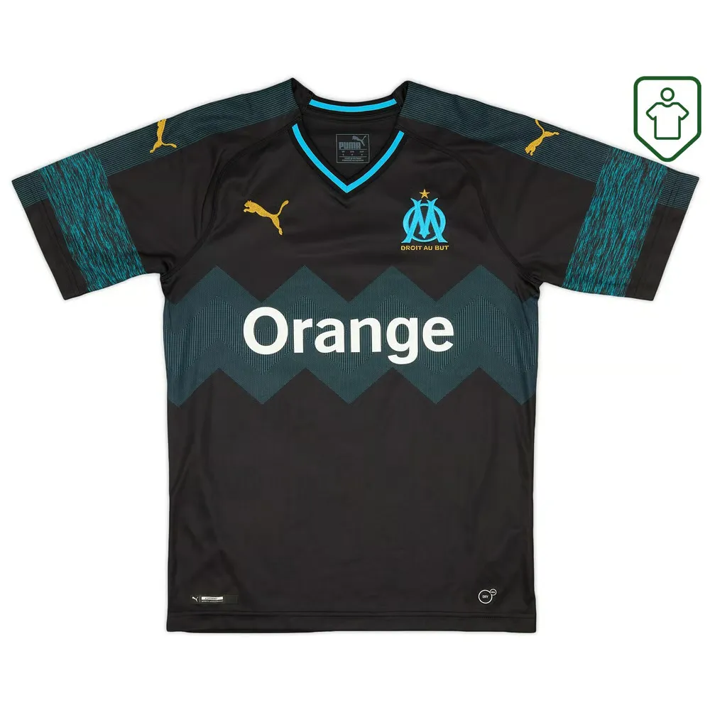 Men's OM 2018/19 Away Retro Shirt Balotelli #9 - Image 2