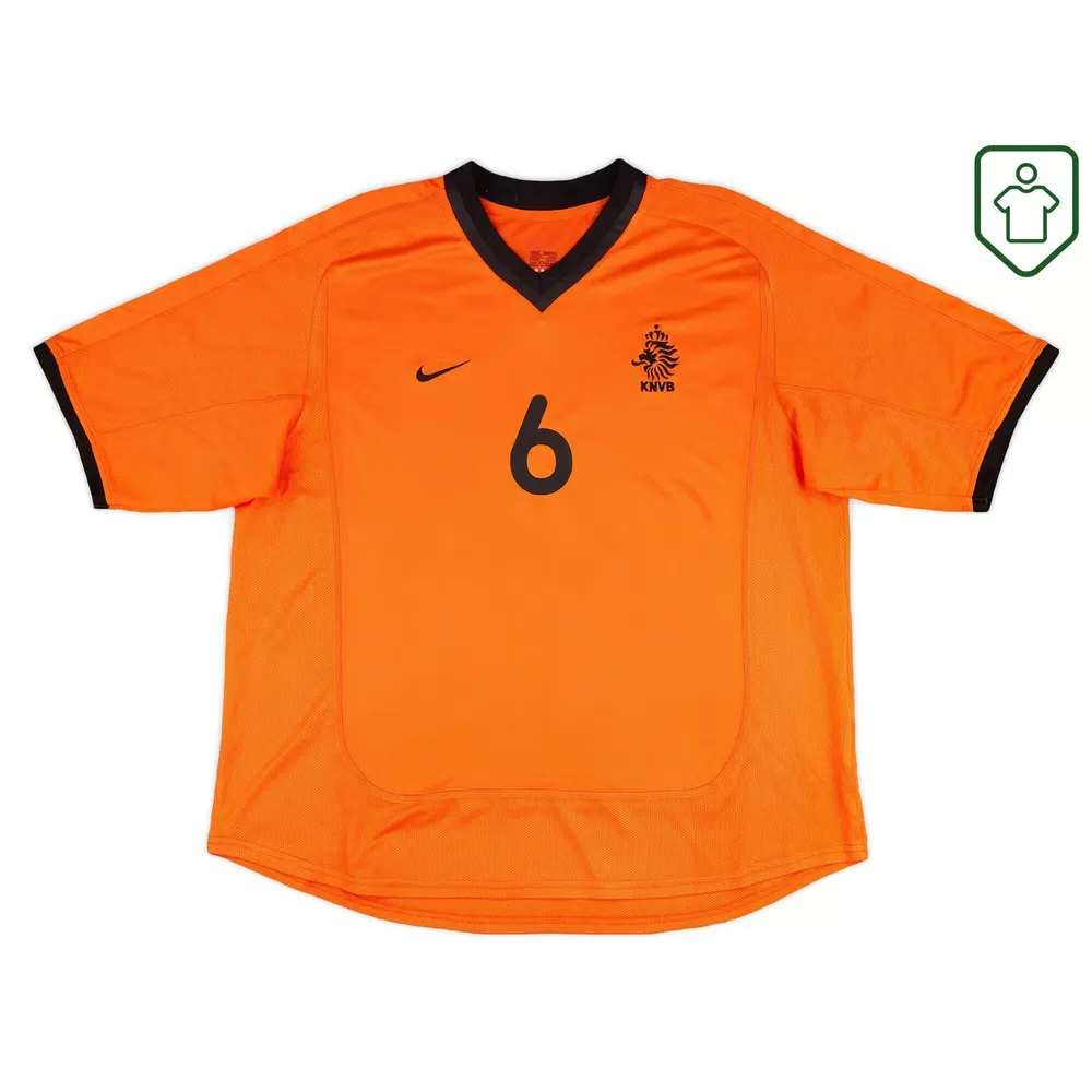 Men's Netherlands 2000/02 Home Retro Shirt Seedorf #6 - Image 2