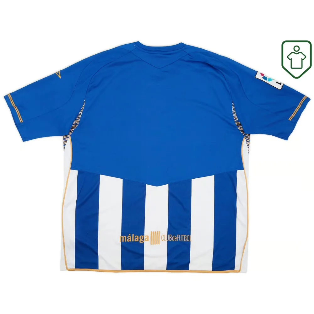 Men's Málaga CF 2007/09 Home Retro Shirt - Image 2