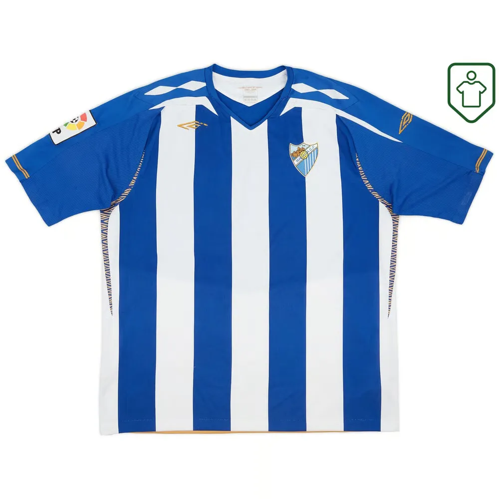 Men's Málaga CF 2007/09 Home Retro Shirt