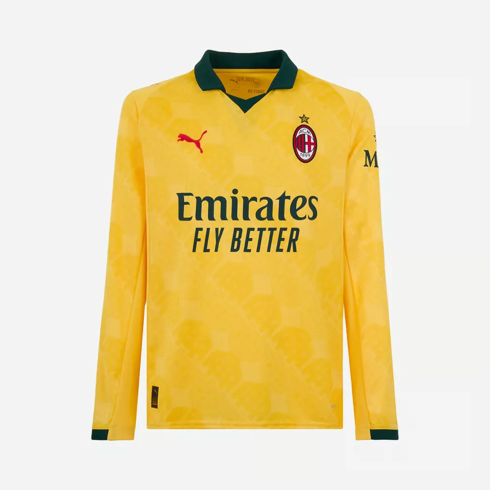 Men's Milan 2025/26 Third Long Sleeve Shirt