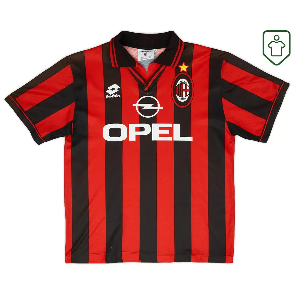 Men's Milan 1997/98 Home Retro Shirt
