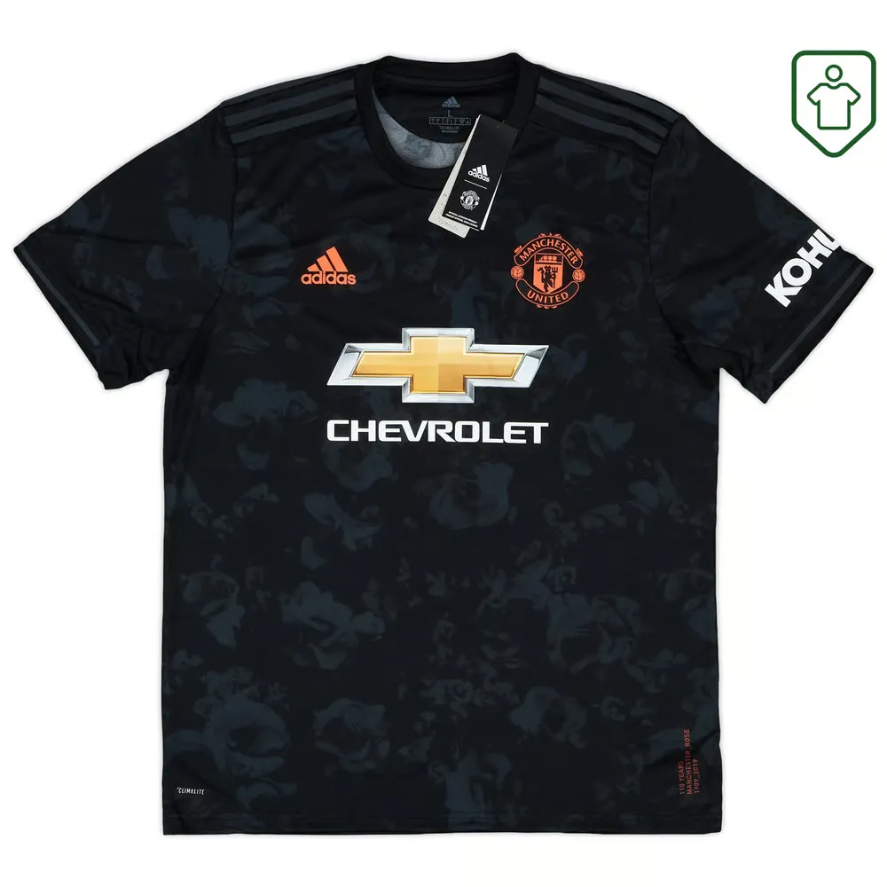 Men's Manchester United 2019/20 Third Retro Shirt B. Fernandes #18 - Image 2
