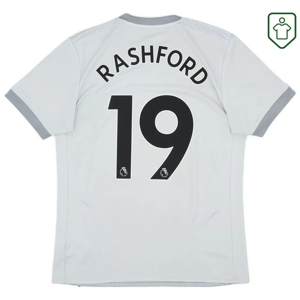 Men's Manchester United 2017/18 Third Retro Shirt Rashford #19