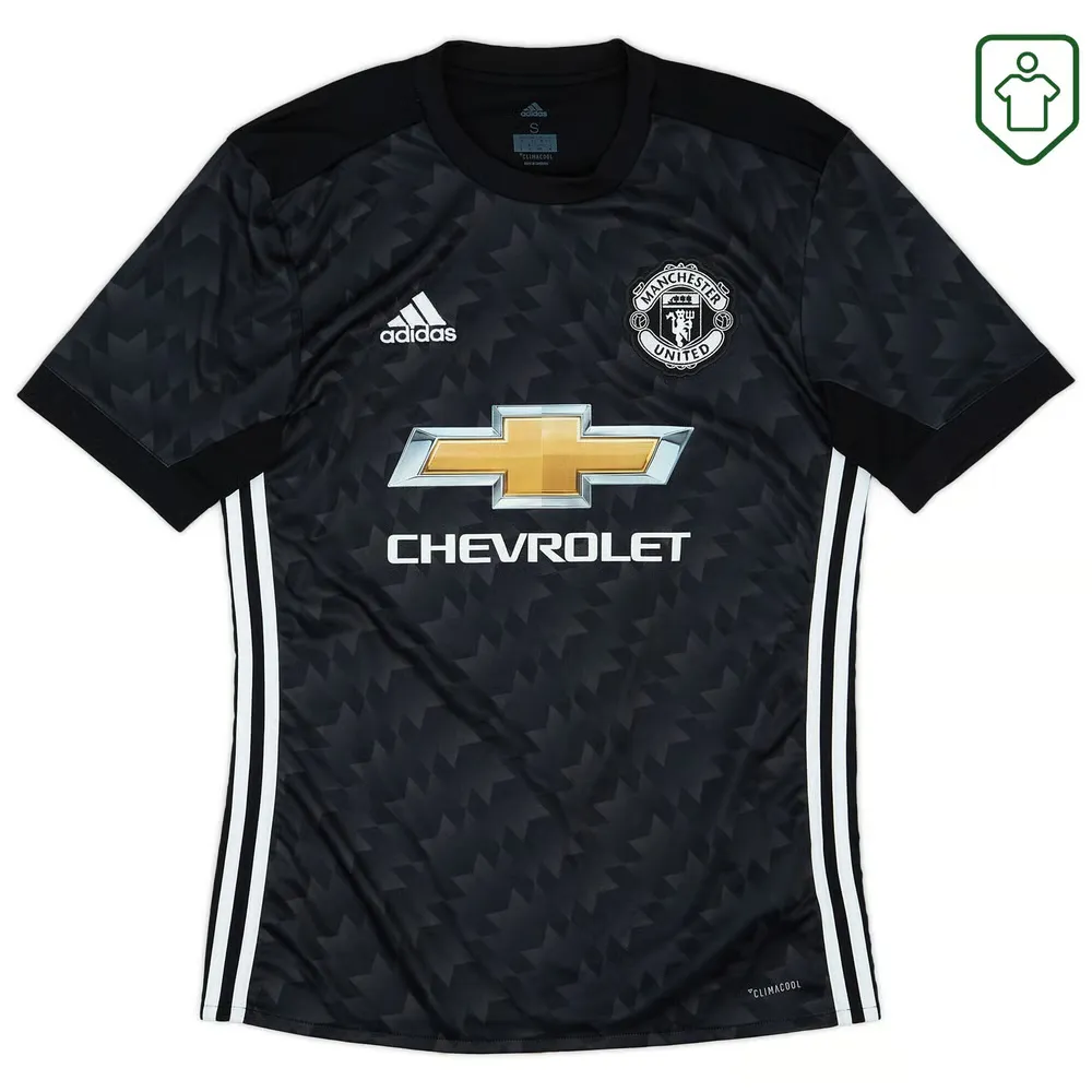 Men's Manchester United 2017/18 Away Retro Shirt Rashford #19 - Image 2
