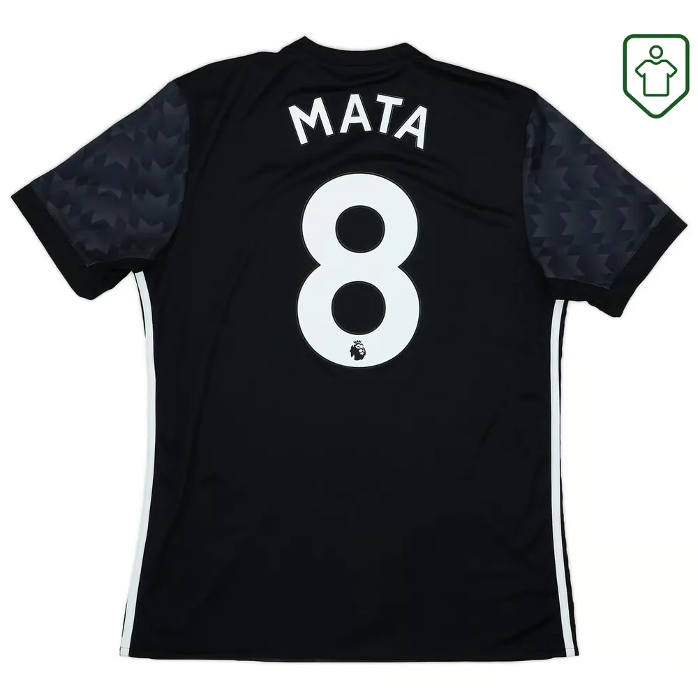 Men's Manchester United 2017/18 Away Retro Shirt Mata #8