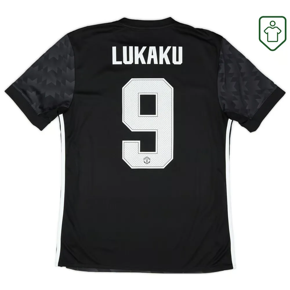 Men's Manchester United 2017/18 Away Retro Shirt Lukaku #9