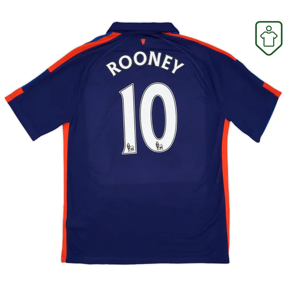 Men's Manchester United 2014/15 Third Retro Shirt Rooney #10