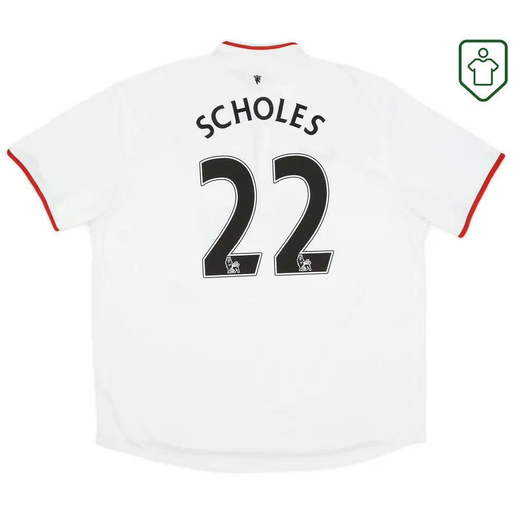Men's Manchester United 2012/14 Away Retro Shirt Scholes #22