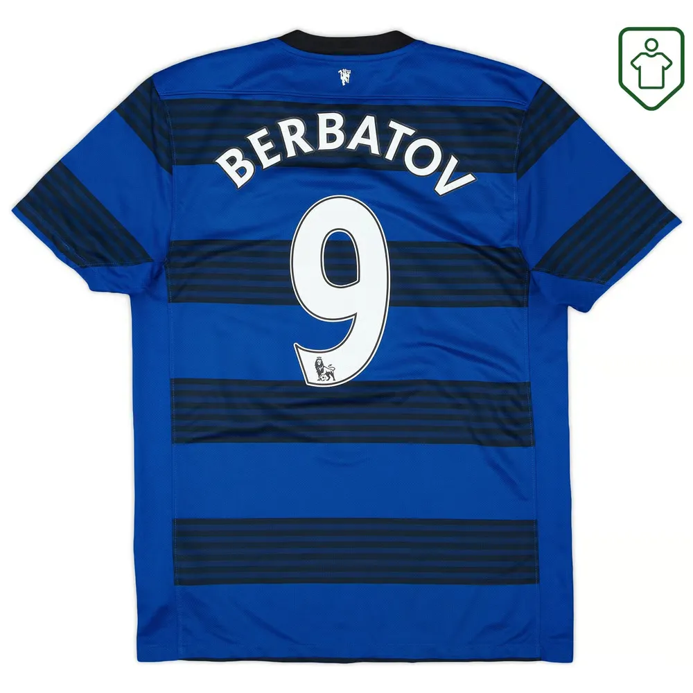Men's Manchester United 2011/13 Away Retro Shirt Berbatov #9