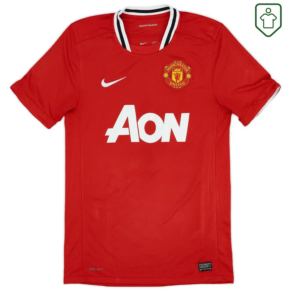 Men's Manchester United 2011/12 Home Retro Shirt Scholes #22 - Image 2