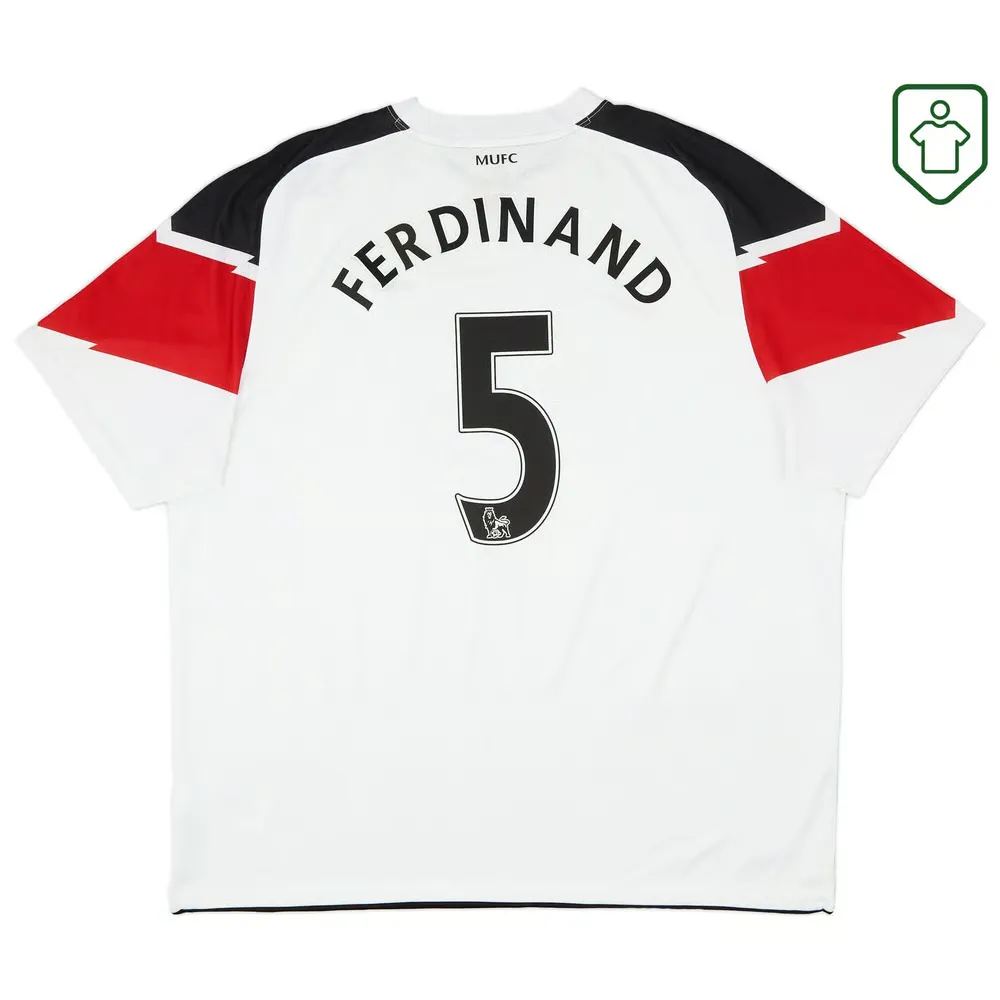 Men's Manchester United 2010/12 Away Retro Shirt Ferdinand #5