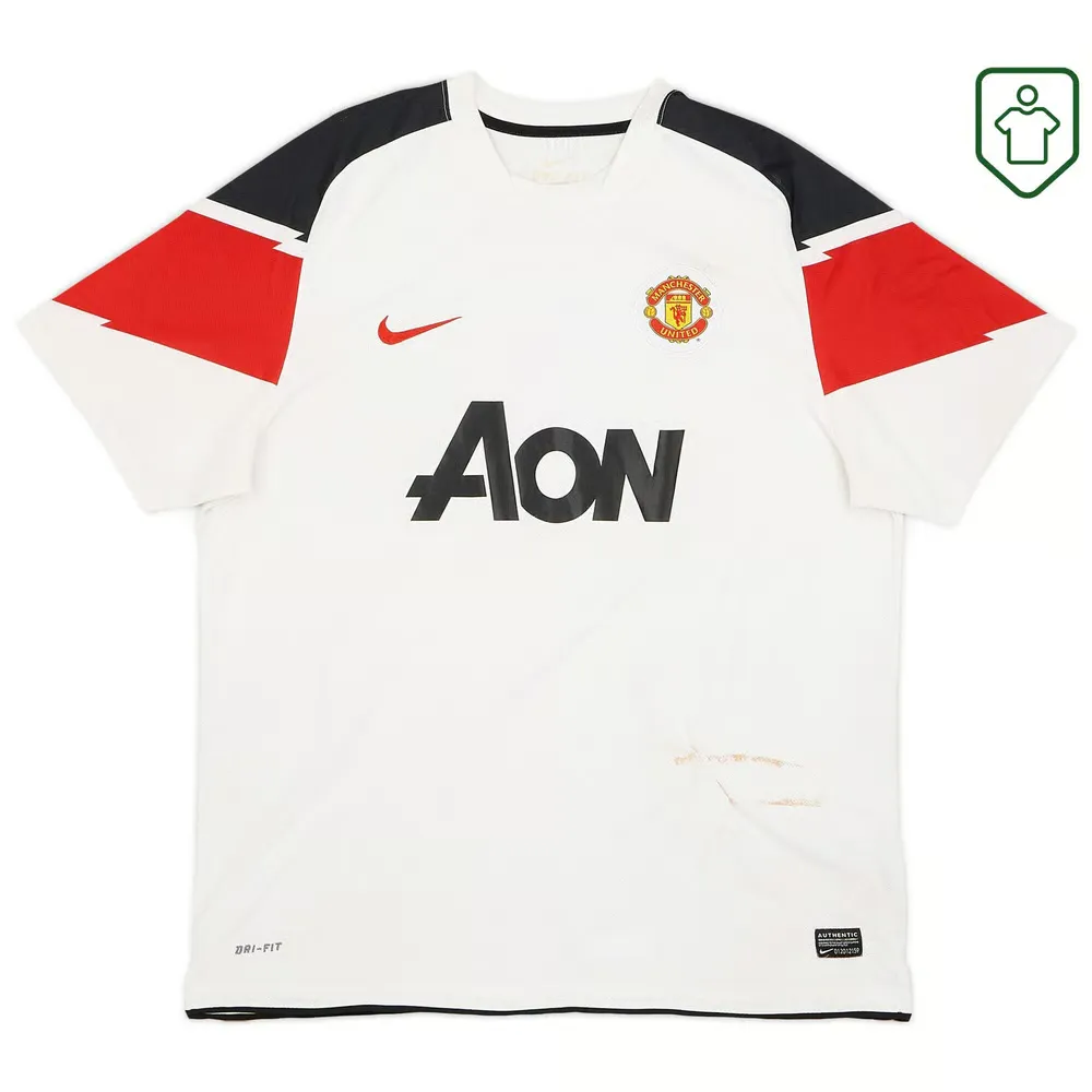 Men's Manchester United 2010/12 Away Retro Shirt Evra #3 - Image 2