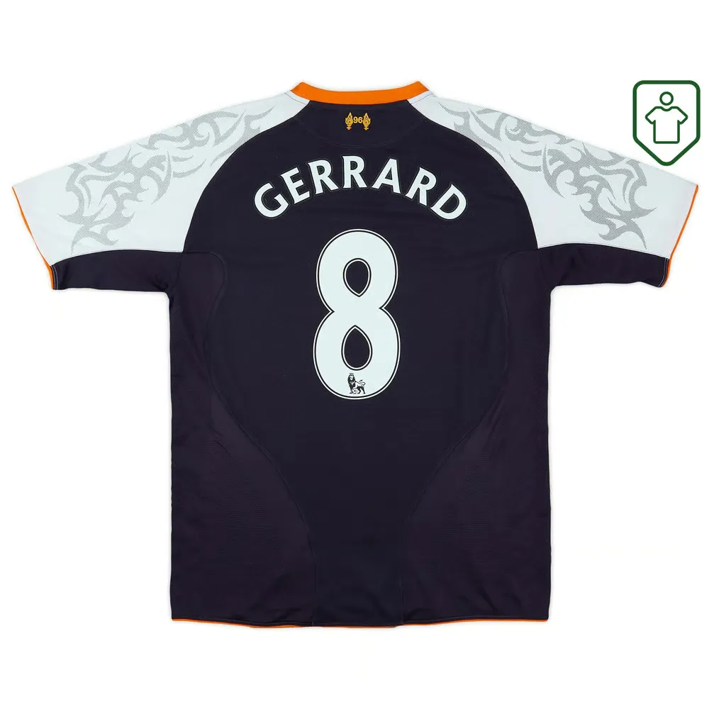Men's Liverpool 2012/13 Third Retro Shirt Gerrard #8