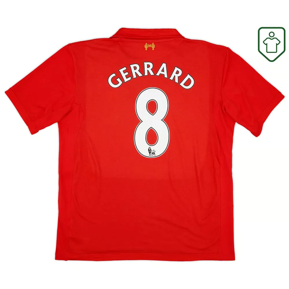 Men's Liverpool 2012/13 Home Retro Shirt Gerrard #8